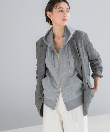 『WEB限定』『UR TECH』オーバーZIPパーカー