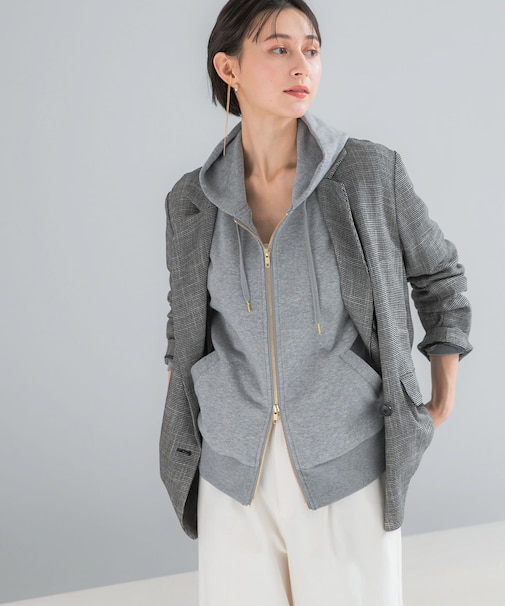 『WEB限定』『UR TECH』オーバーZIPパーカー