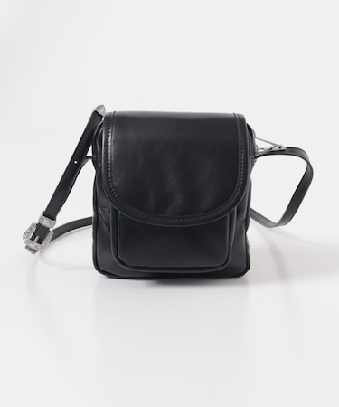 スクエアフラップミニショルダー