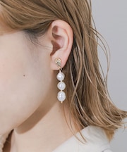 イビツパールスウィングイヤリング