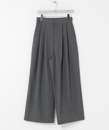 ATON　WOOL TROPICAL EASY PANTS