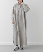 FORK&SPOON バレルシャツワンピース