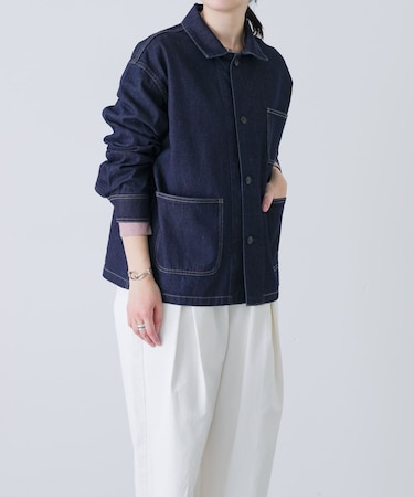 『ユニセックス』デニムカバーオール