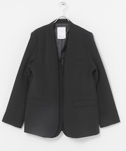 ELENDEEK　LAYERED COLLARLESS JACKET