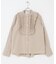 MARILYN MOON　TUCK PLEATS JABOT BLOUSE
