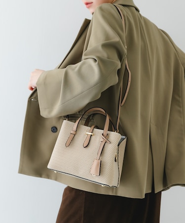 チャーム付メッシュミニバッグ