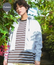 『別注』La Hutte×EKAL MULTI BORDERLONG-SLEEVET-SHIRTS