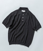 『WEB限定』変形カノコ半袖ニットポロ