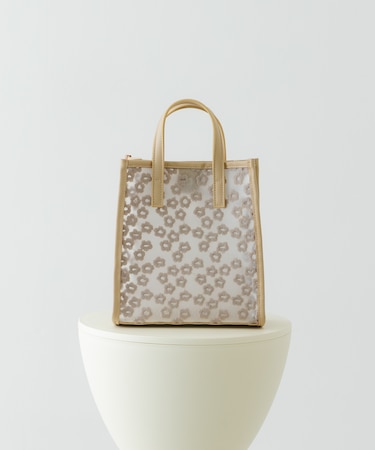 フラワーシアー2WAYハンドバッグ