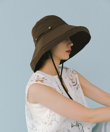 洗える畳める撥水日よけハット