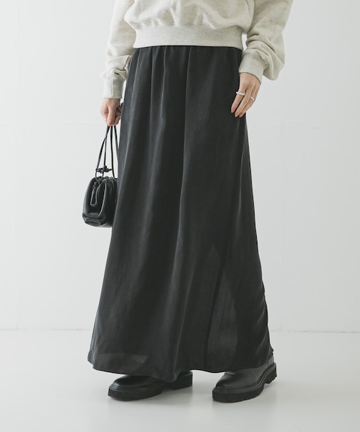 キュプラギャザーIラインスカート