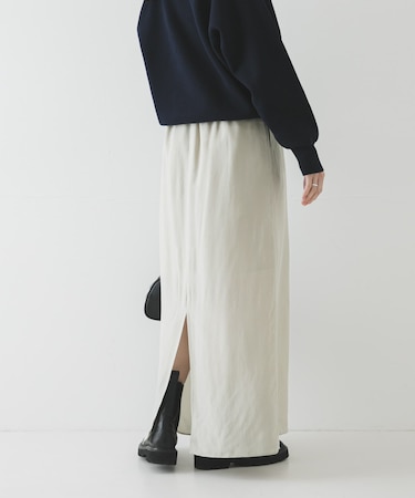 キュプラギャザーIラインスカート