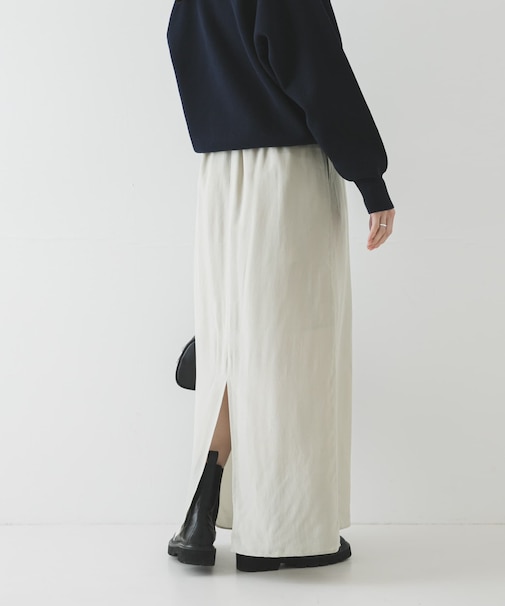 キュプラギャザーIラインスカート