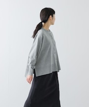 ハイツイストコットンワイドカーディガン