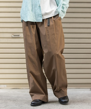 FORK&SPOON　ツータックワイドイージーパンツ