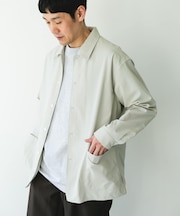 『イージーケア／速乾／UVカット』クイックドライロングスリーブシャツカバーオール