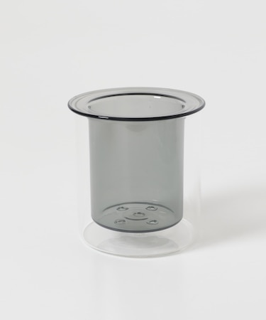 AXCIS　PINO ガラスプランター グレー