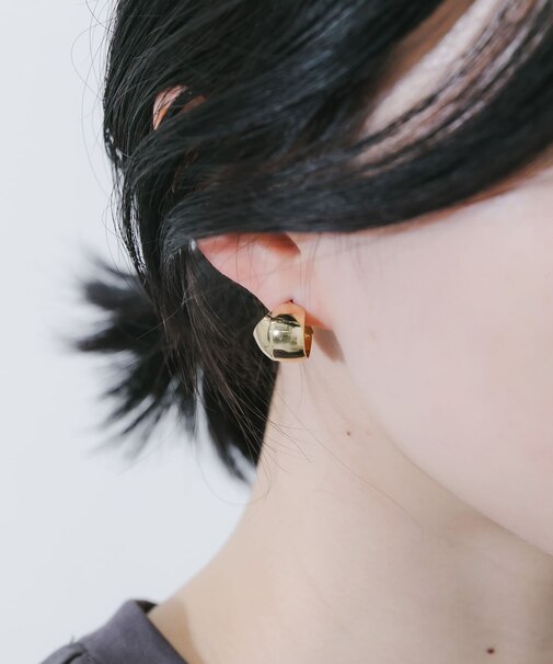 メタルツインカーブピアス