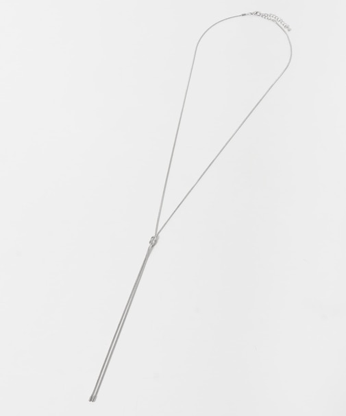 スネークチェーンノットネックレス