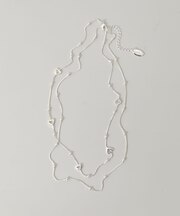 ハートモチーフレイヤードネックレス