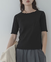 汗ジミ防止メロウクルーネックアソートプルオーバー