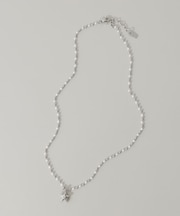 ステンレススタートップビーズネックレス