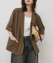 『一部WEB限定カラー』『UR TECH DRYLUXE』リネンライクジャケット