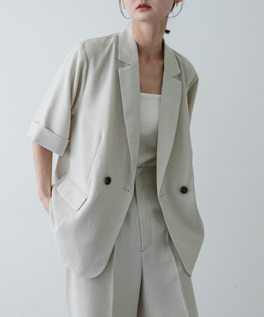 『UR TECH DRYLUXE』リネンライクジャケット