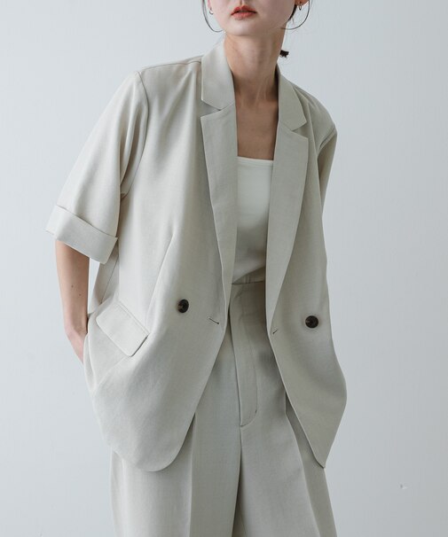 『UR TECH DRYLUXE』リネンライクジャケット