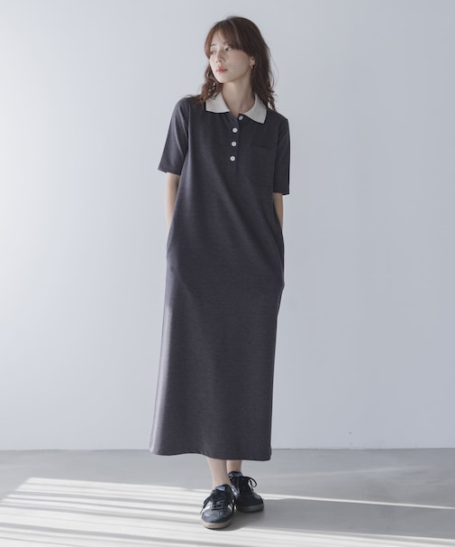 カットポロワンピース