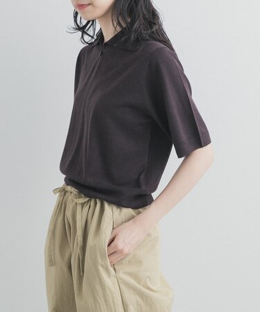 FUJI　SILKCASHMERE SKIPPERPOLO