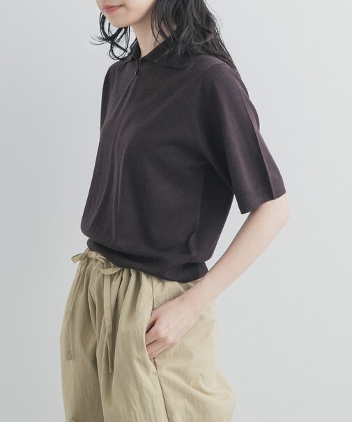 FUJI　SILKCASHMERE SKIPPERPOLO