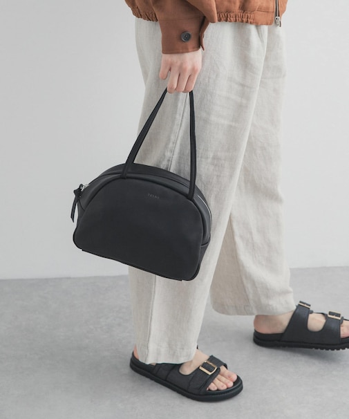 Folna　ソフトレザーボストンバッグ