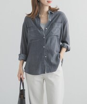 シアーデニムシャツ