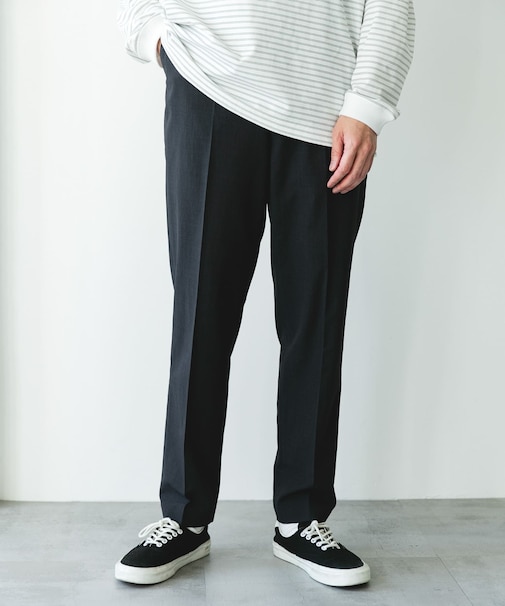 『イージーケア/速乾/UVカット』クイックドライ テーパードトラウザー