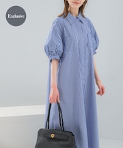 『別注』ELENDEEK×ROSSO　RELAXY SHIRT ONE-PIECE