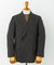 LIFE STYLE TAILOR　ウーリーノグレンチェックダブルジャケット