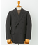 LIFE STYLE TAILOR　ウーリーノグレンチェックダブルジャケット