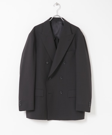 LIFE STYLE TAILOR　TRABESTストライプダブルジャケット