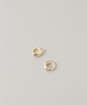 ニュアンスメタルワンタッチフープイヤリング