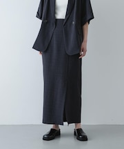 『一部WEB限定』『UR TECH DRYLUXE』リネンライクスリットタイトスカート