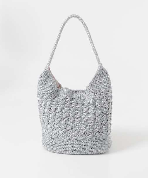 メタリックヤーンバッグ