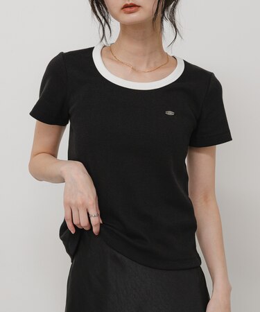 『一部WEB限定カラー』ラウンドネックリブTシャツ(半袖)