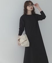 『WEB限定』裏毛Aラインワンピース