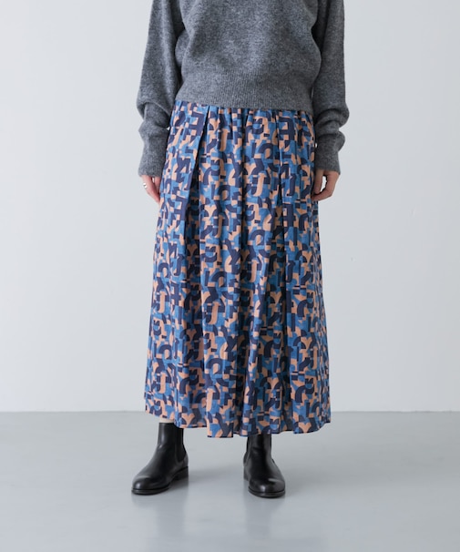 リバティプリントスカート