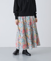 リバティプリントスカート