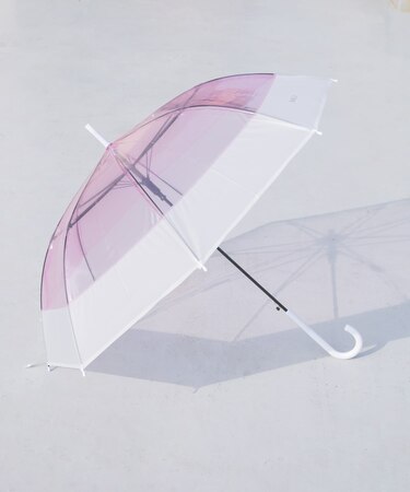 クリアバイカラービニール傘