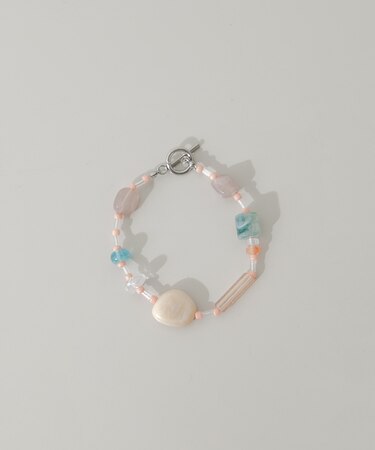 ステンレスマルチビーズブレスレット