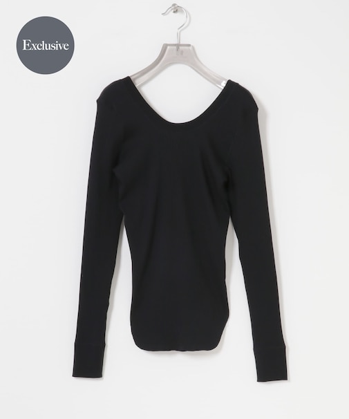 『別注』HAKUJI×URBAN RESEARCH　ORGANIC COTTON LONG-SLEEVE PULLOVER