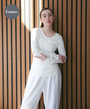 『別注』HAKUJI×URBAN RESEARCH　ORGANIC COTTON LONG-SLEEVE PULLOVER